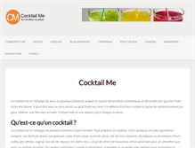 Tablet Screenshot of cocktail-me.fr